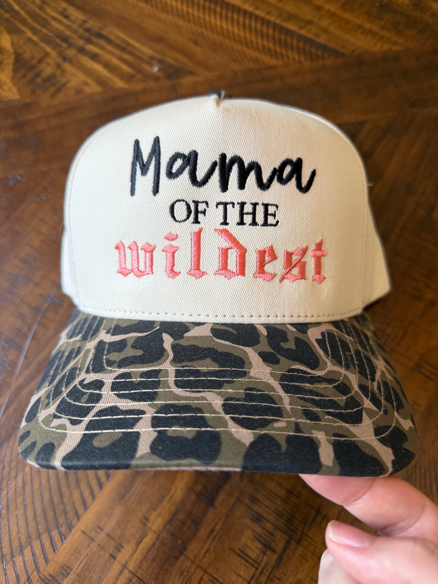 Mama of the Wildest Embroidered Hat
