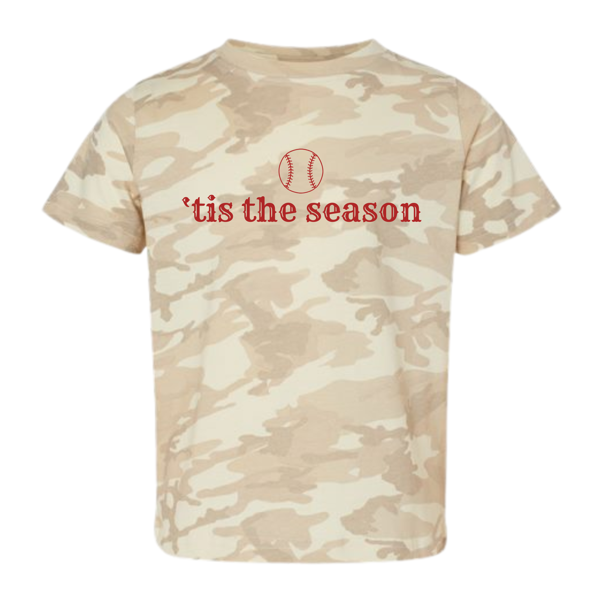 Toddler ‘Tis the season camo tee
