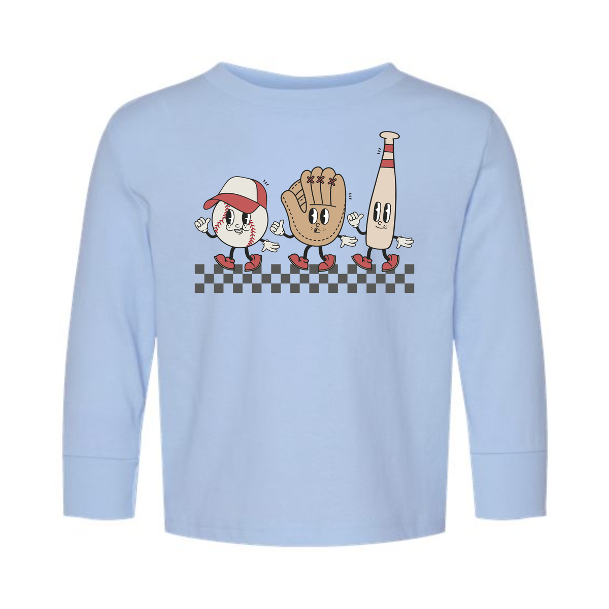 Toddler Long Sleeve Baseball Tee