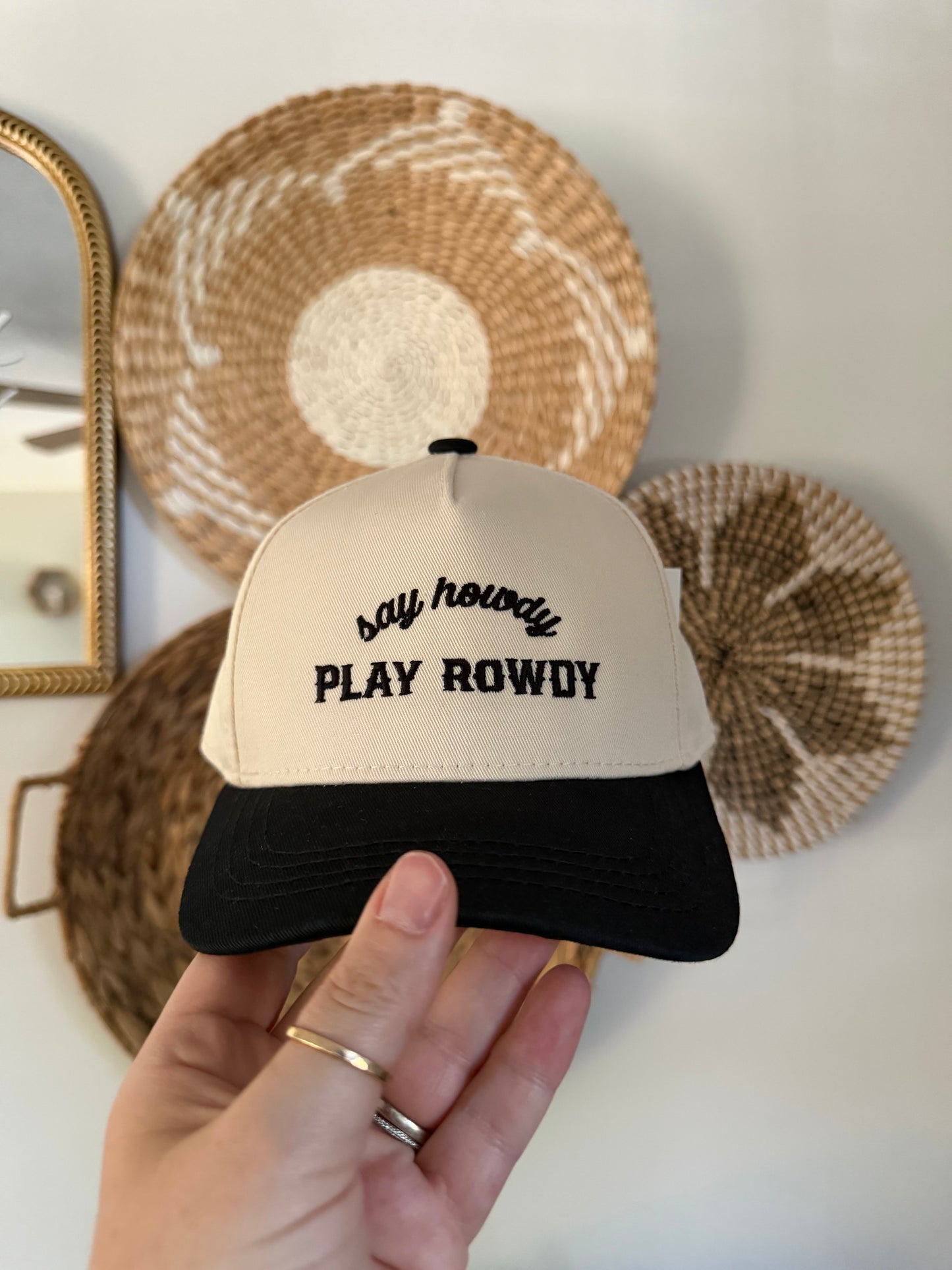 Say Rowdy Play Rowdy | Embroidered Hat