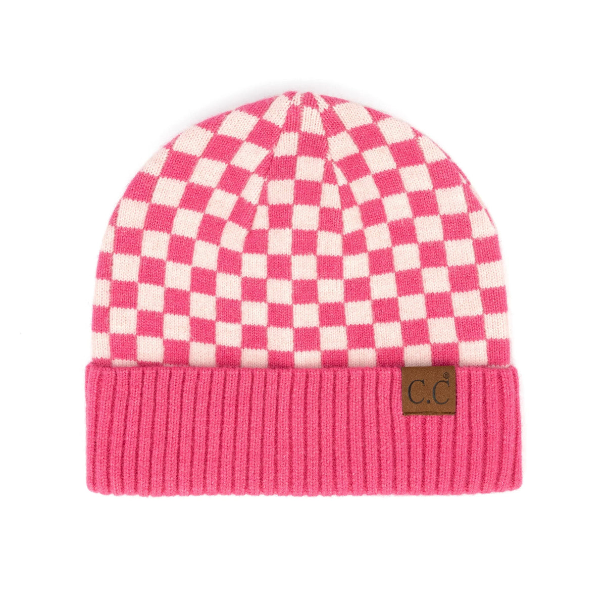 Wool Checkered Beanie CC Brand